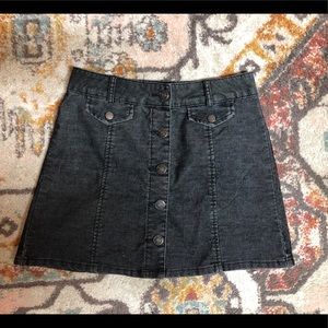 Corduroy Mini Skirt